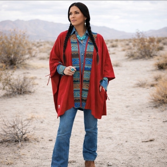 Hand Crafted Jackets & Blazers - Golden Triangle People’s Art & Handicraft Cotton Tunic Embroidered Tapestry Sz L